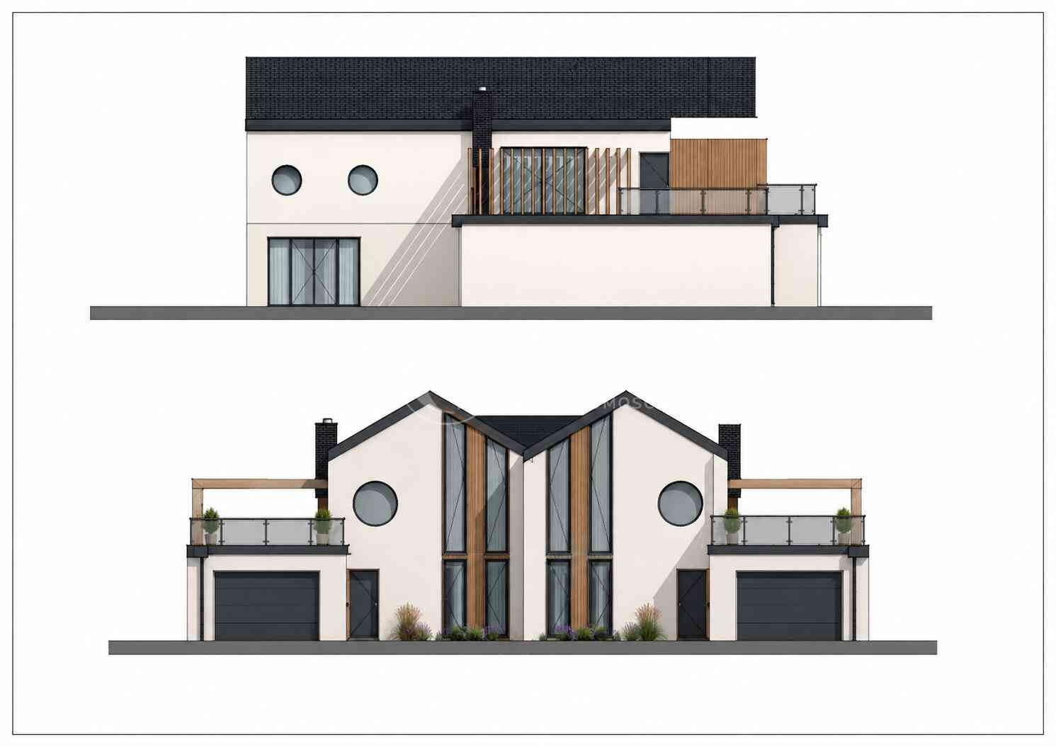 Tuchów – działka inwestycyjna z pozwoleniem na | bliźniaka 2 × 164 m² - zdjęcie 3