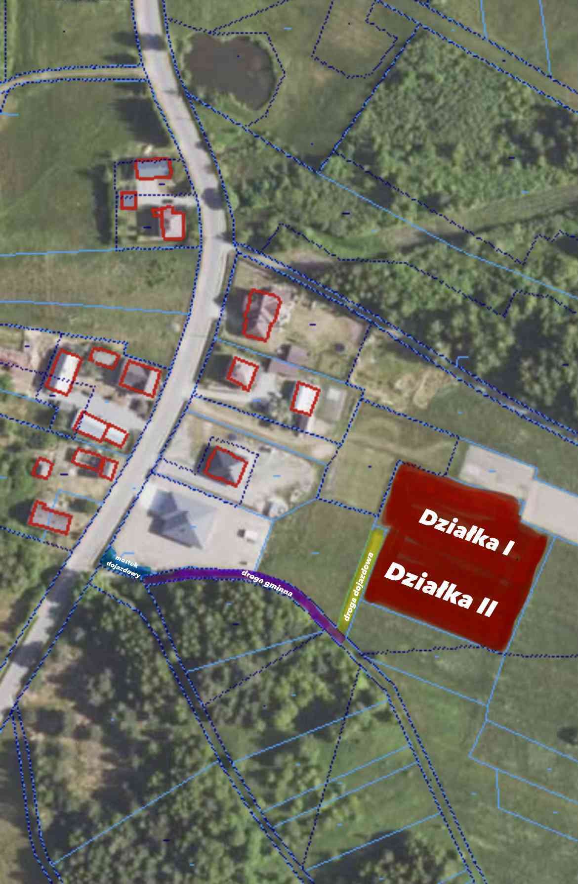 Sprzedam dwie działki w dobrej lokalizacji.