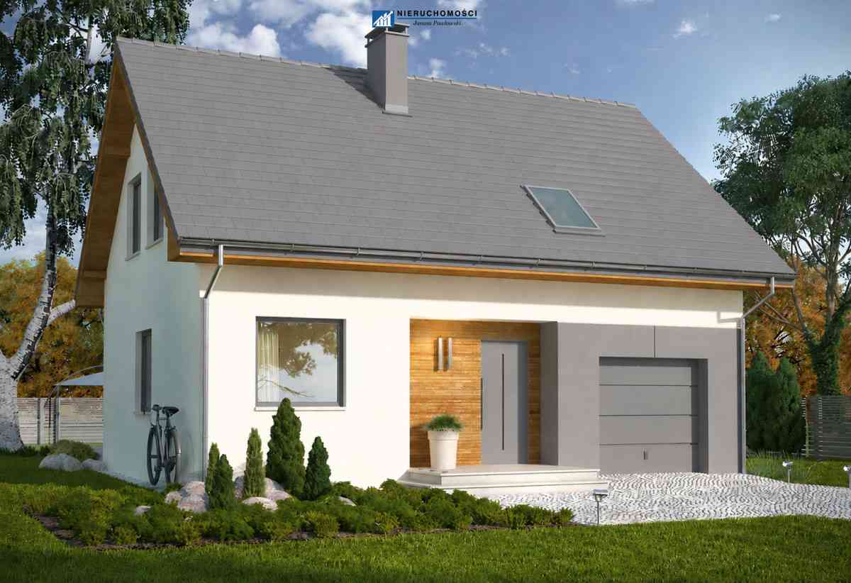 Nowy dom 100 m² | Sucha Górna k. Polkowic | garaż - zdjęcie 2