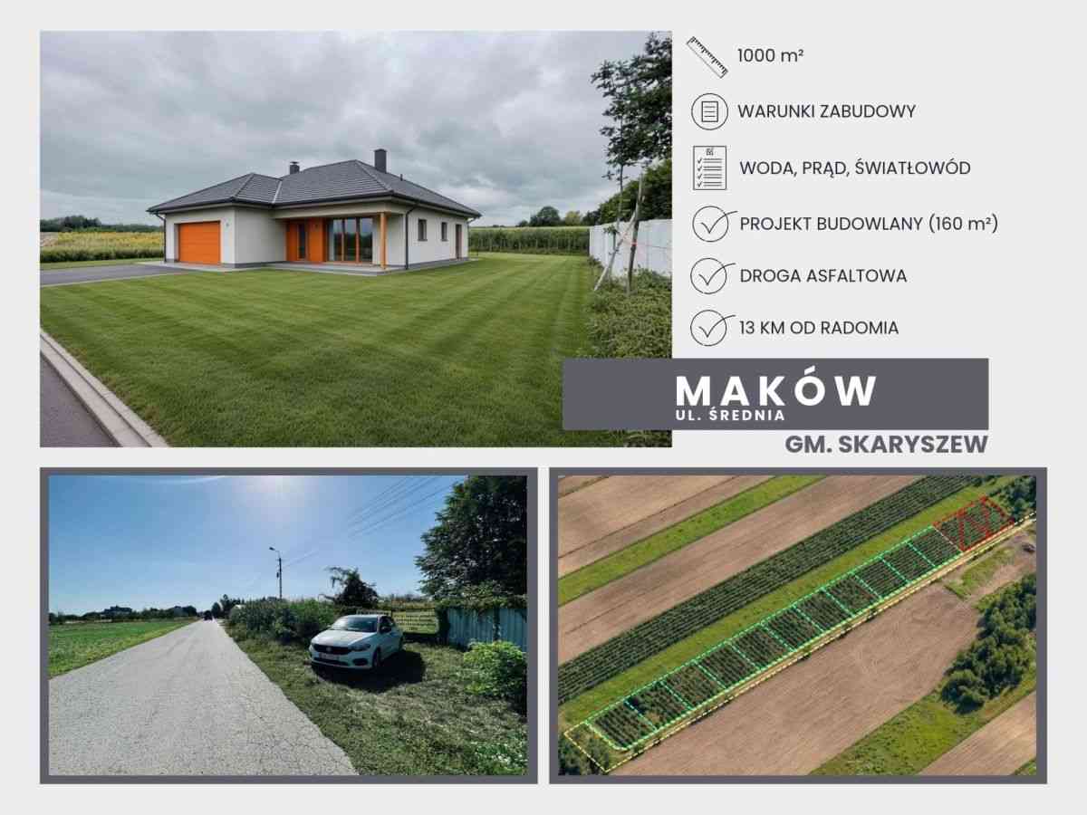 Działki budowlane 1000 m² | WZ + projekt domu - zdjęcie 3