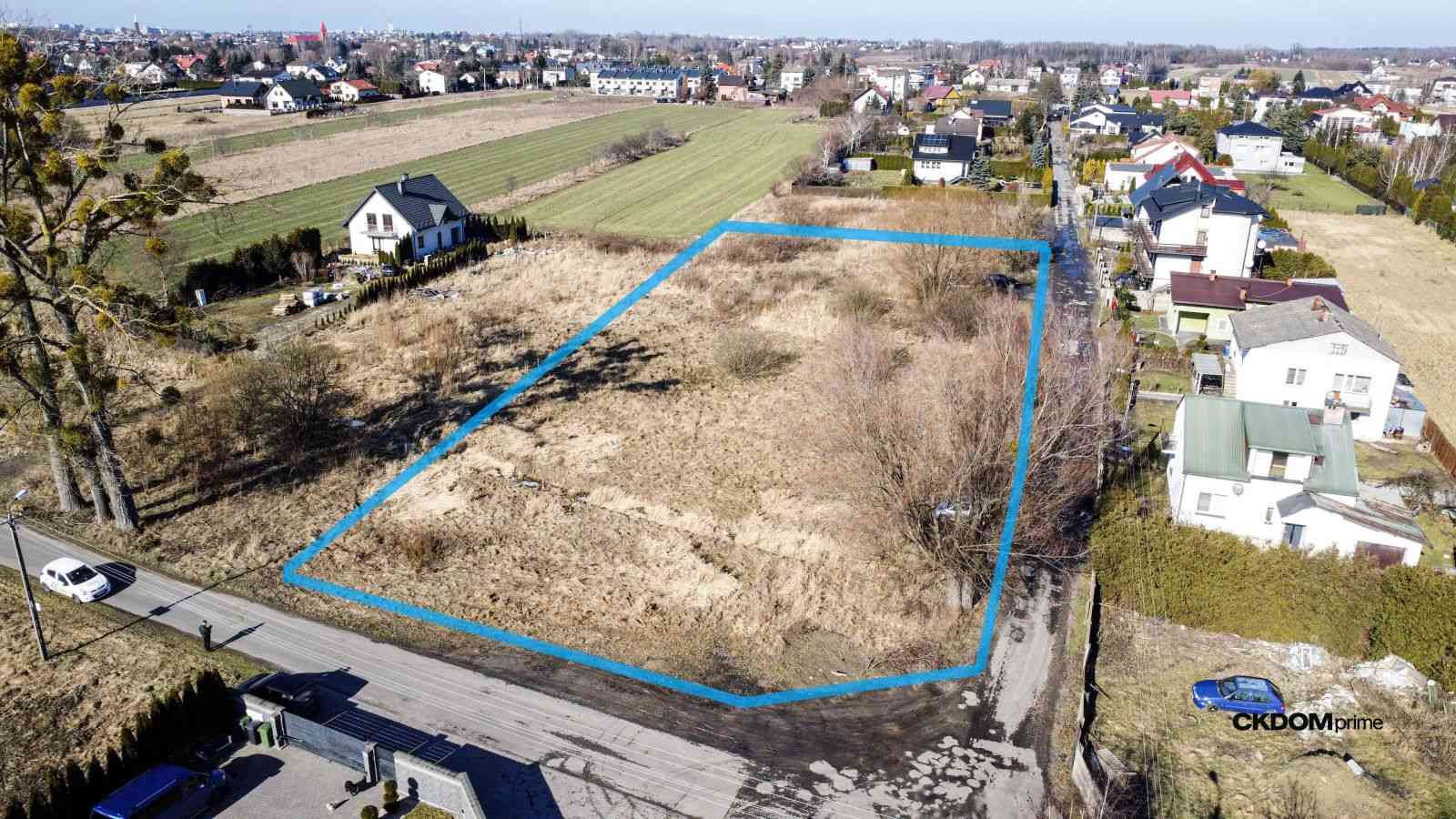Działka 4520 m² WZ, projekt domu, Radom Janiszpol