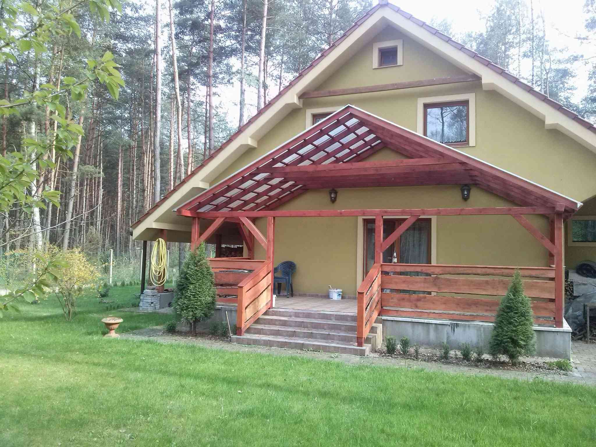 Przepiękny dom w lesie niedaleko Pilicy