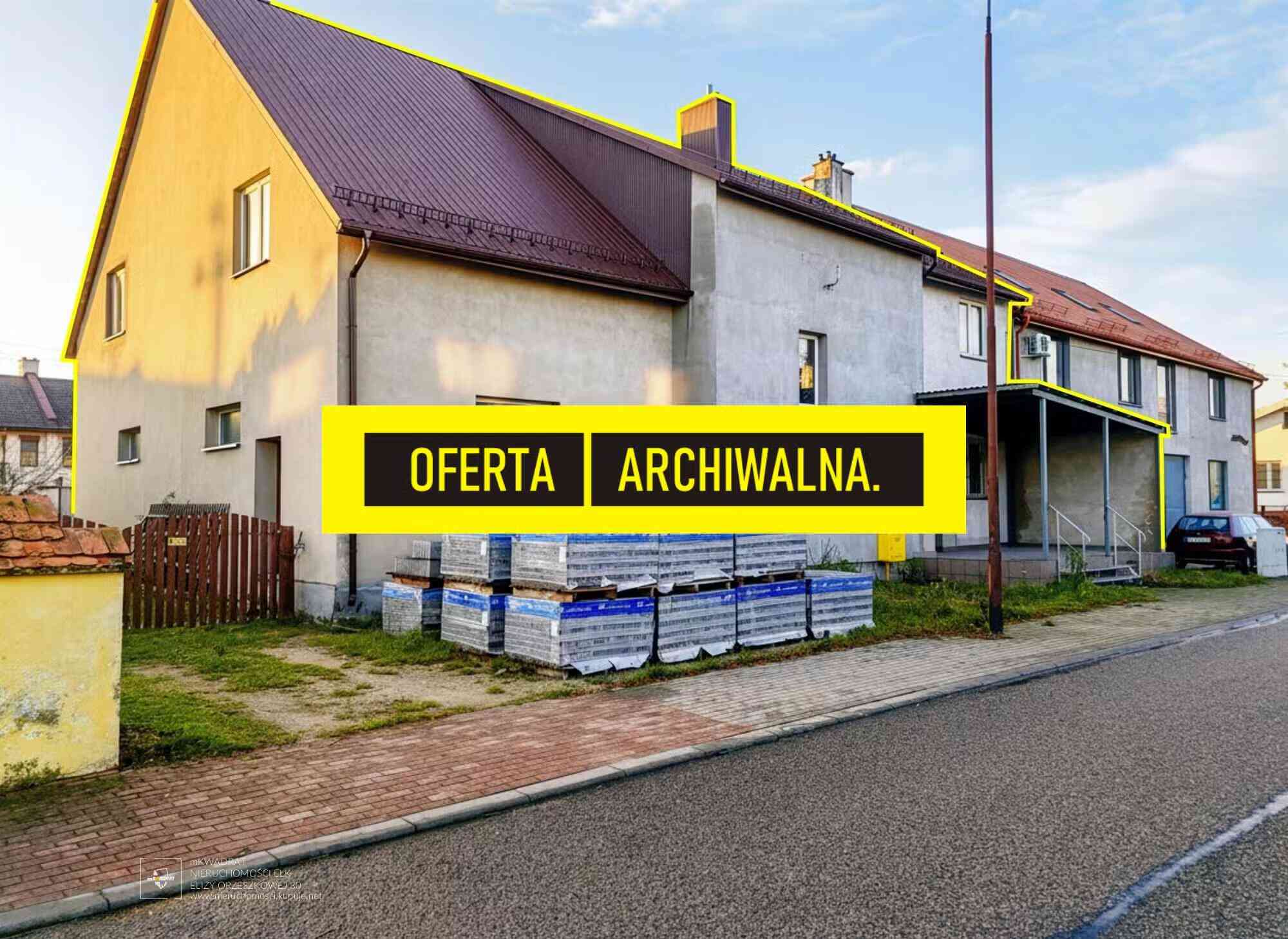 SPRZEDANY budynek usługowy w Ełku