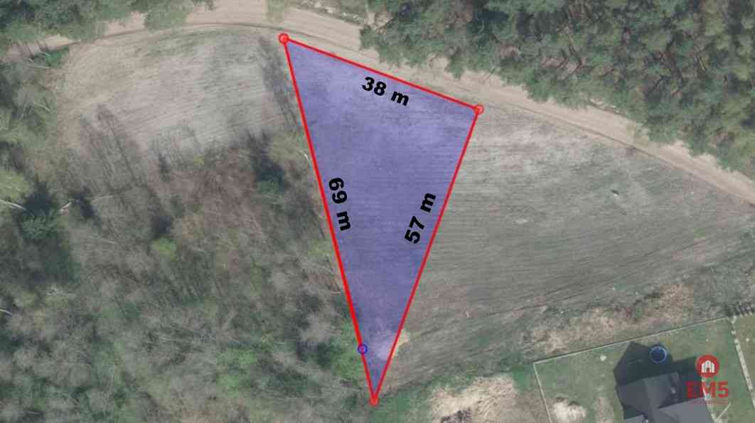 Działka budowlana pod lasem. 1085 m2 - zdjęcie 7