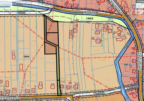 Paniówki, ul. 27 Stycznia | Działka 1263 m² | MPZP 1MN - zdjęcie 9