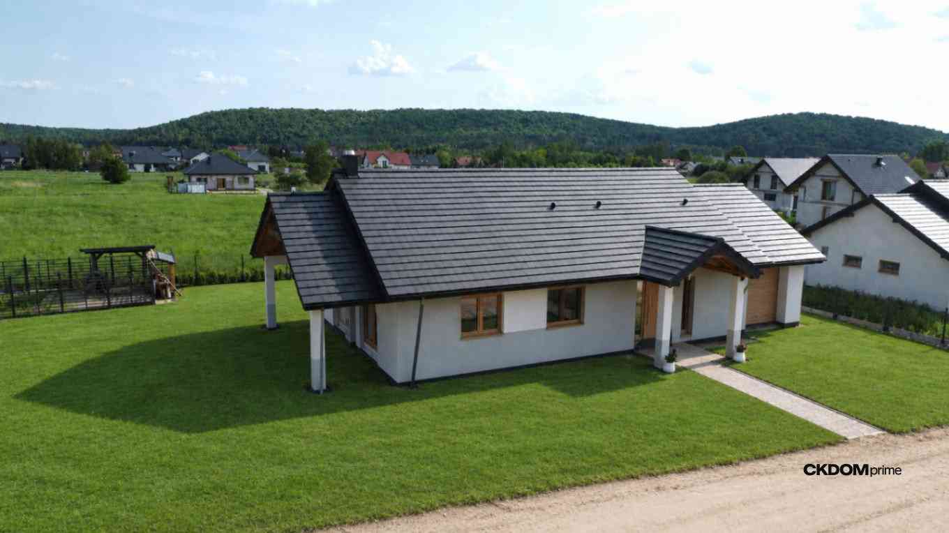 Dom parterowy 145 m² z działką 1189 m², Szewce, gm. Nowiny