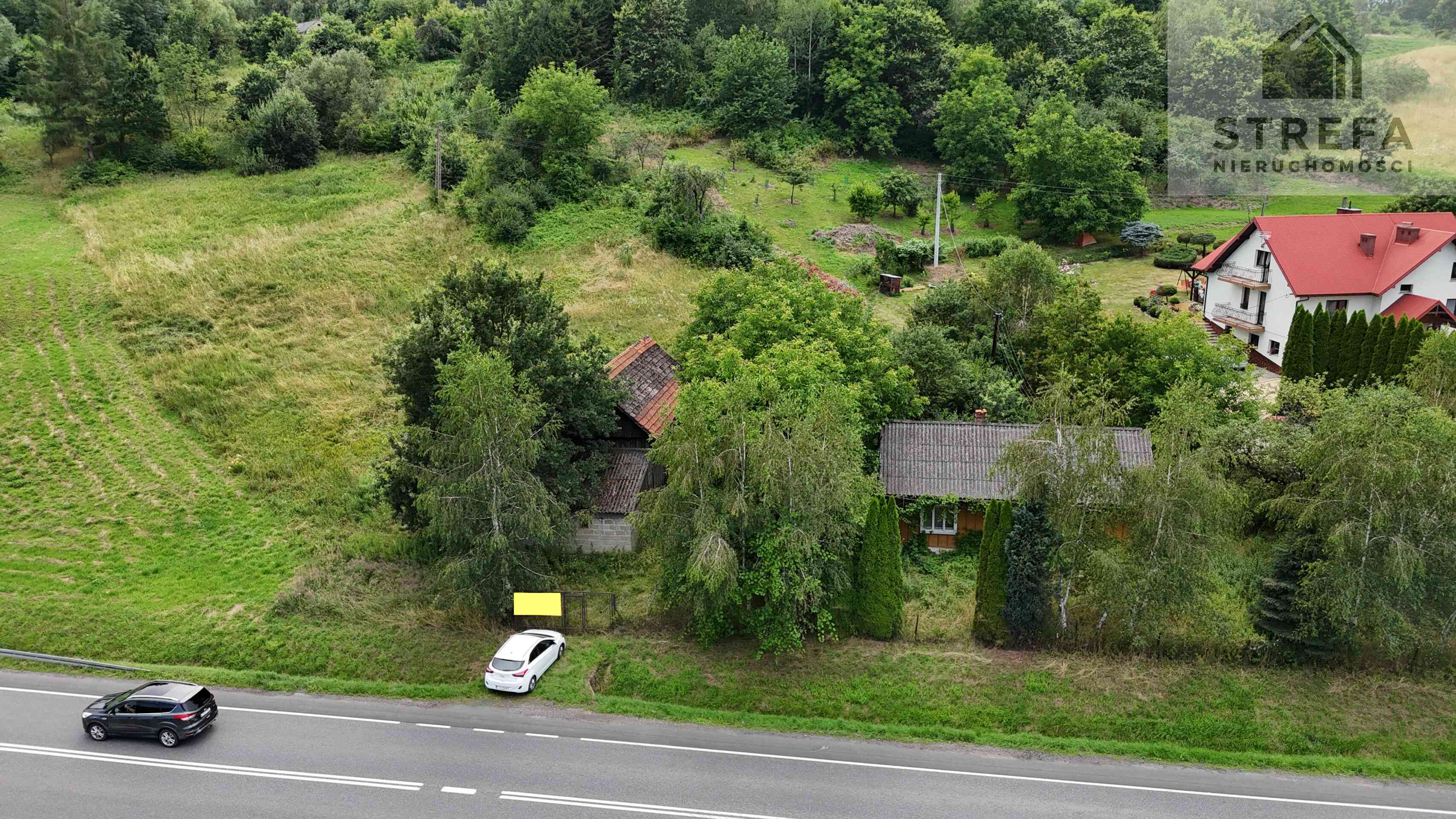 Łososina Dolna – działka z potencjałem 5 773 m² | Malownicza lokalizacja!