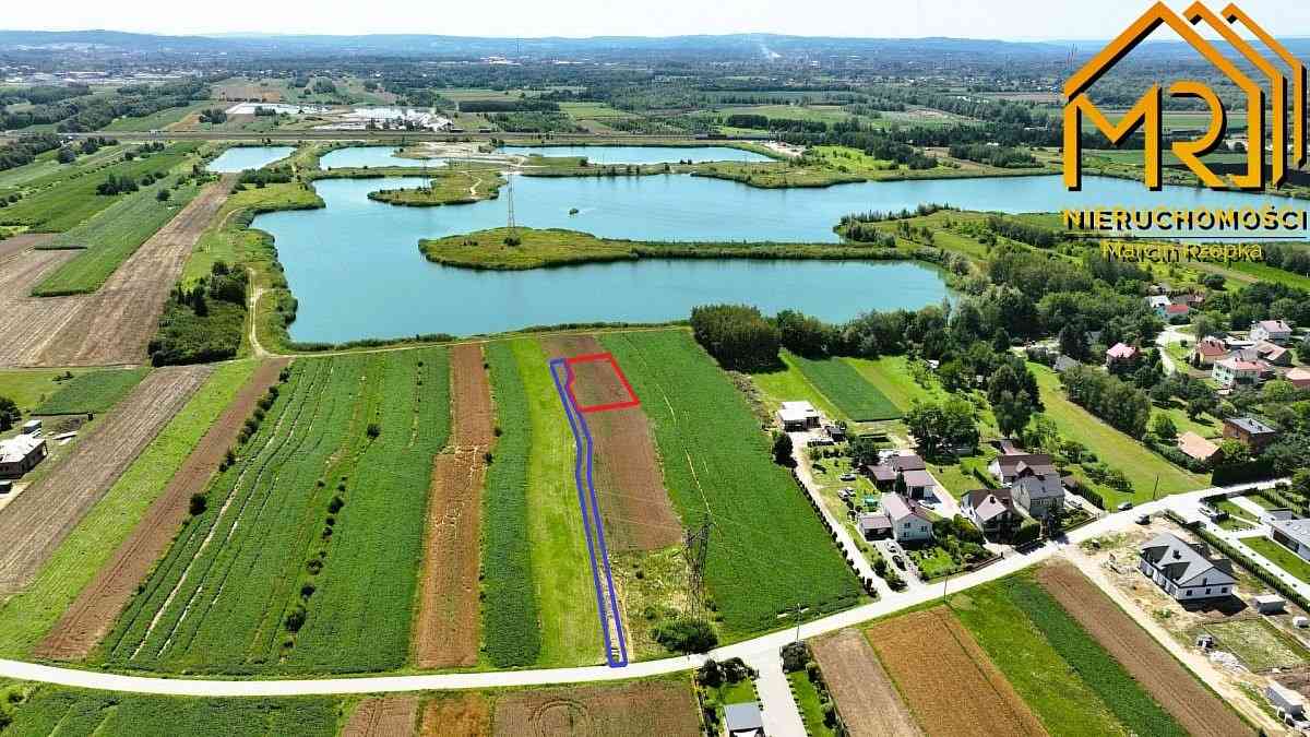 Działka z WZ w okolicy stawów – Łęg Tarnowski, gm.