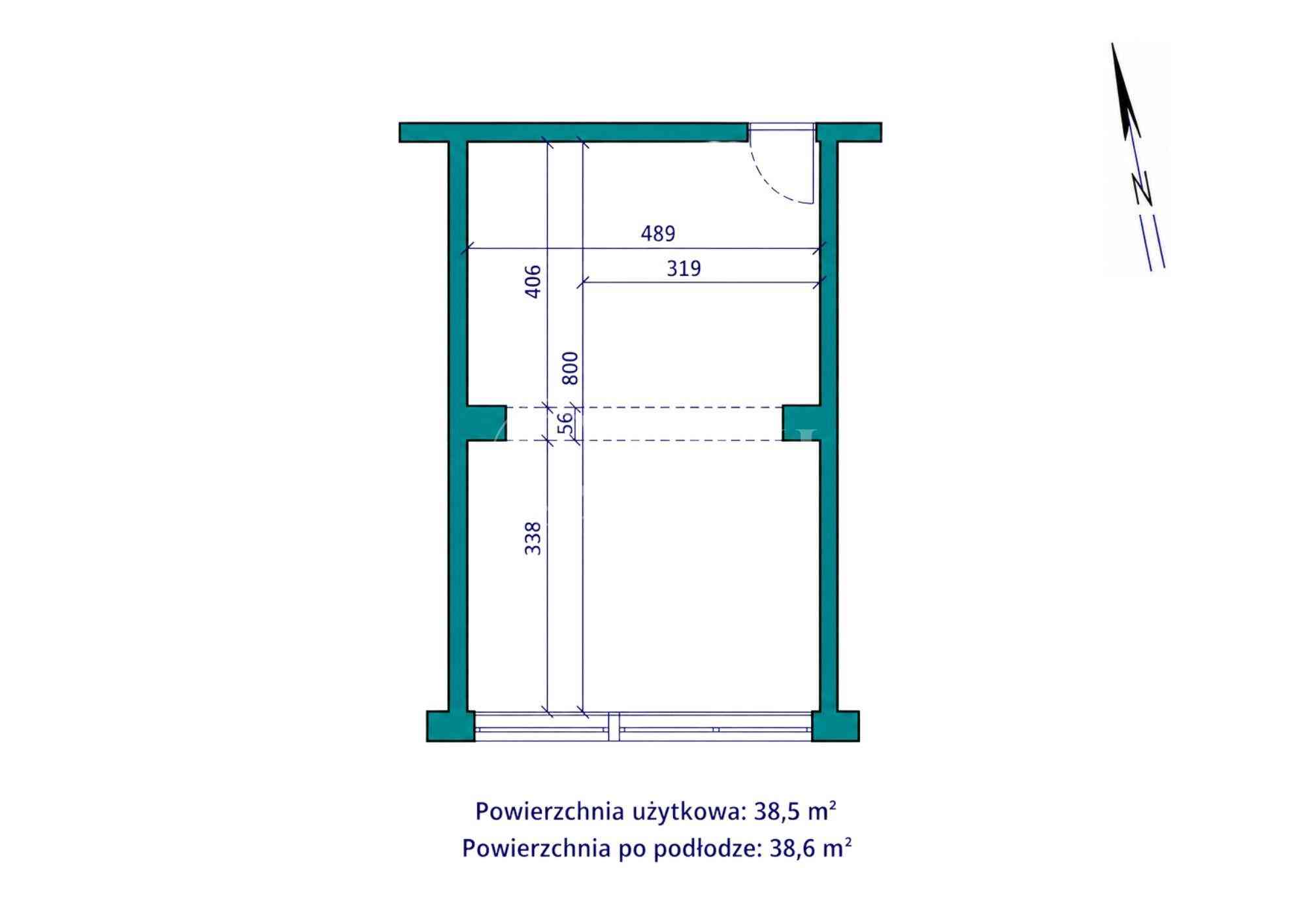 Lokal biurowy z przeszkleniami 38,6 m² | centrum Tarnowa | parter - zdjęcie 2
