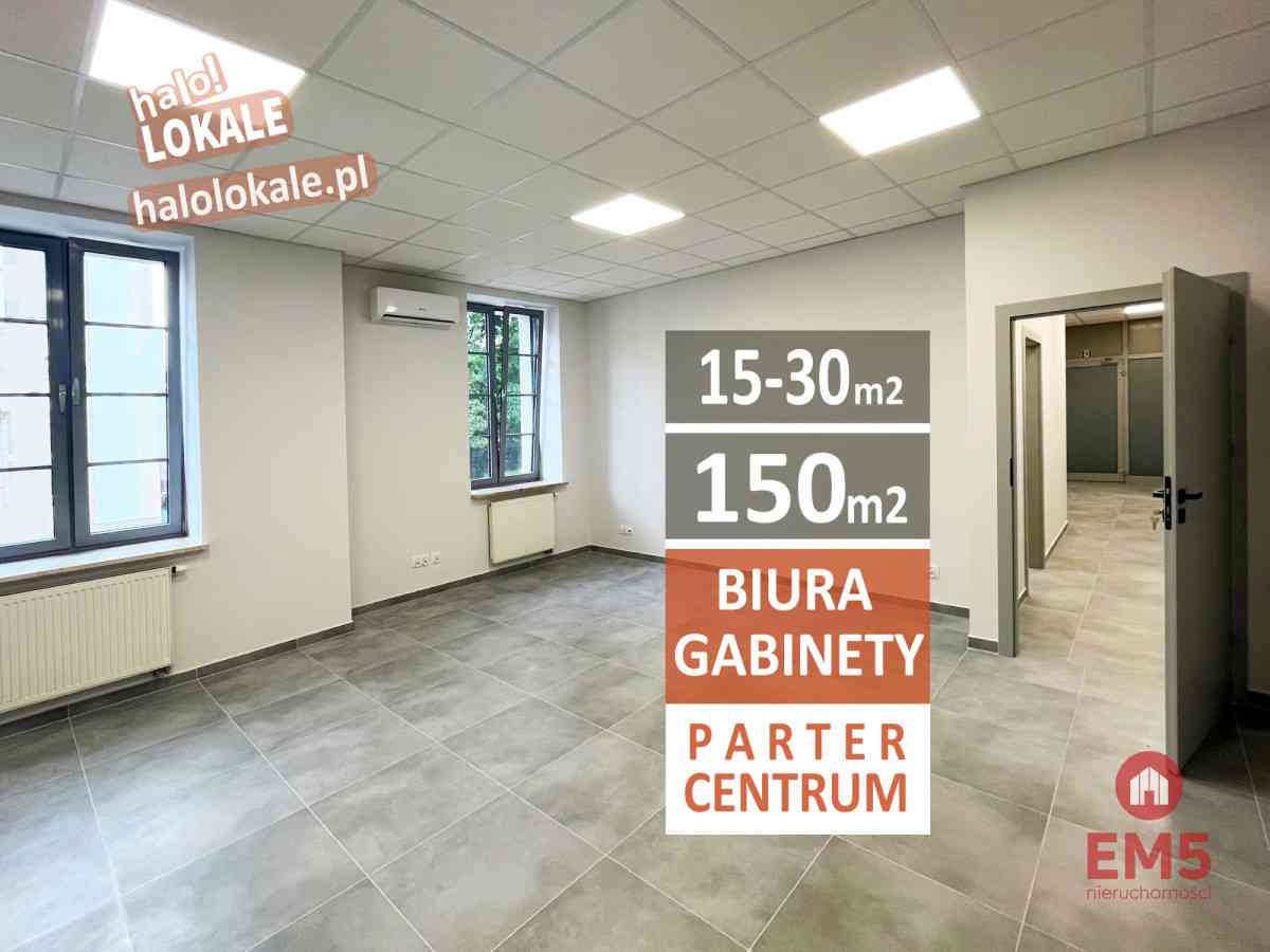Biura, gabinety w centrum, parter