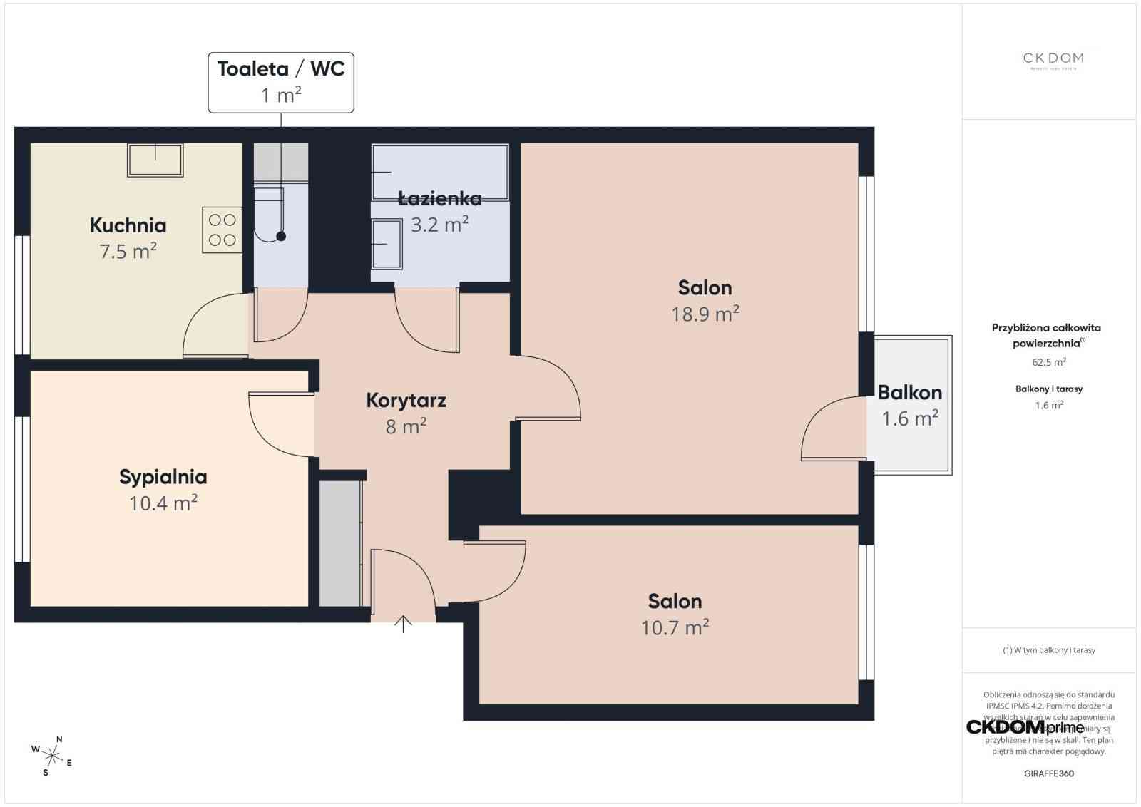 Mieszkanie 61,5 m² Kielce Uroczysko - zdjęcie 14