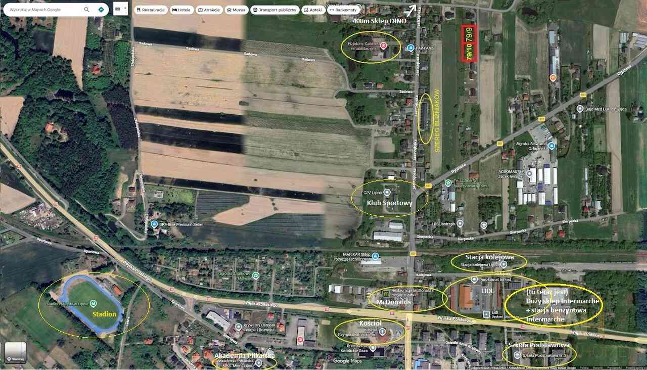 Działka budowlana** Każda 1300 m2 ** Lipno** Do Toruń - 49 km - zdjęcie 5