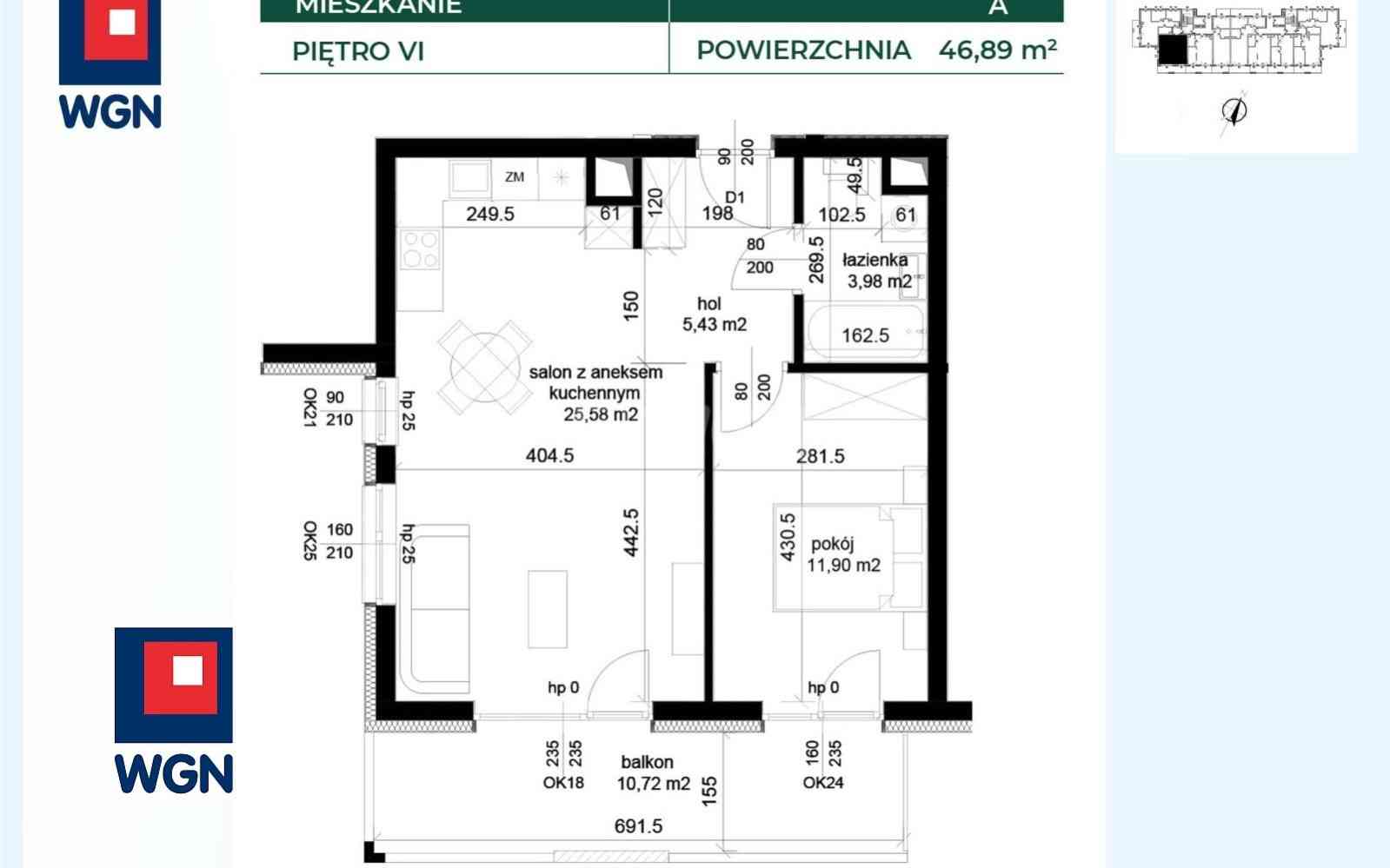 Mieszkanie na sprzedaż - Łęczna, Bobrowniki, Wierzbowa - zdjęcie 3
