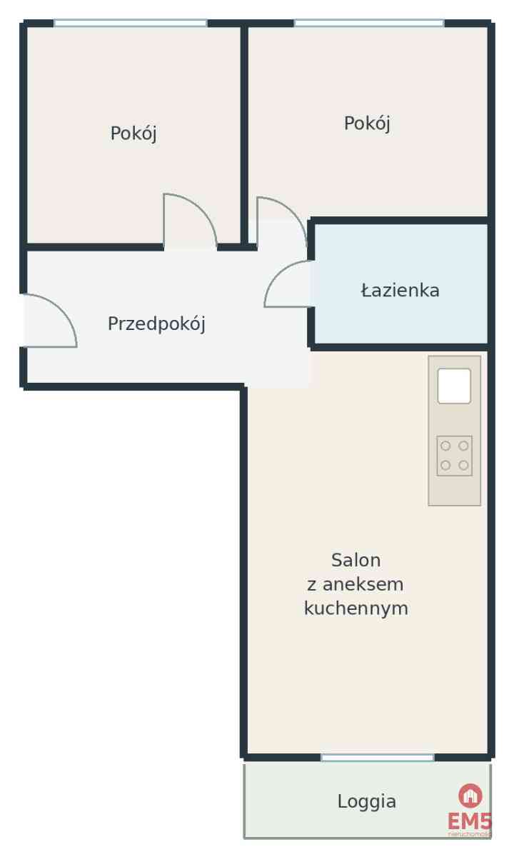 3 pokoje z balkonem - Zielone Zaścianki - zdjęcie 15