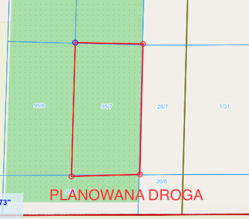 Działka budowlana 800m2, Zielna, Ostrów Wielkopolski - zdjęcie 3