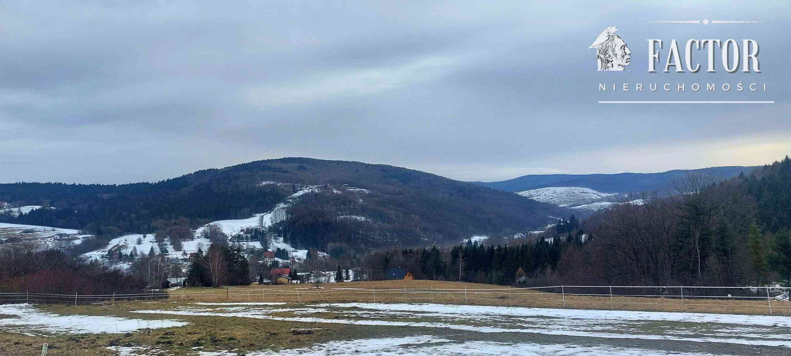 Działka budowlana w otulinie drzew, 57 arów, Siary, gm. Sękowa