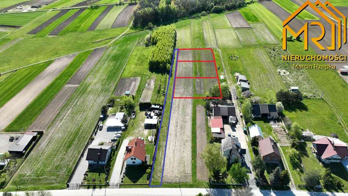 Kompleks trzech działek budowlanych w Łukowej