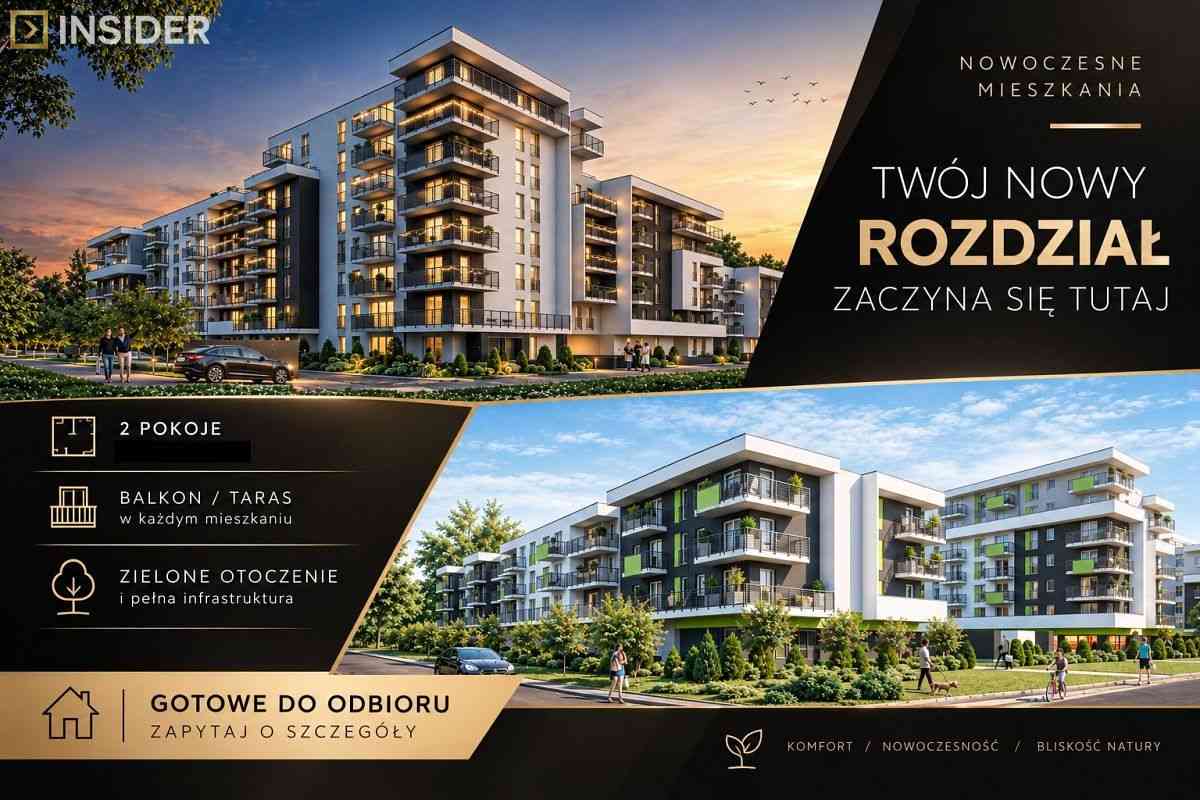 Przestronne 2 pokoje | Osobna kuchnia | Balkon | G