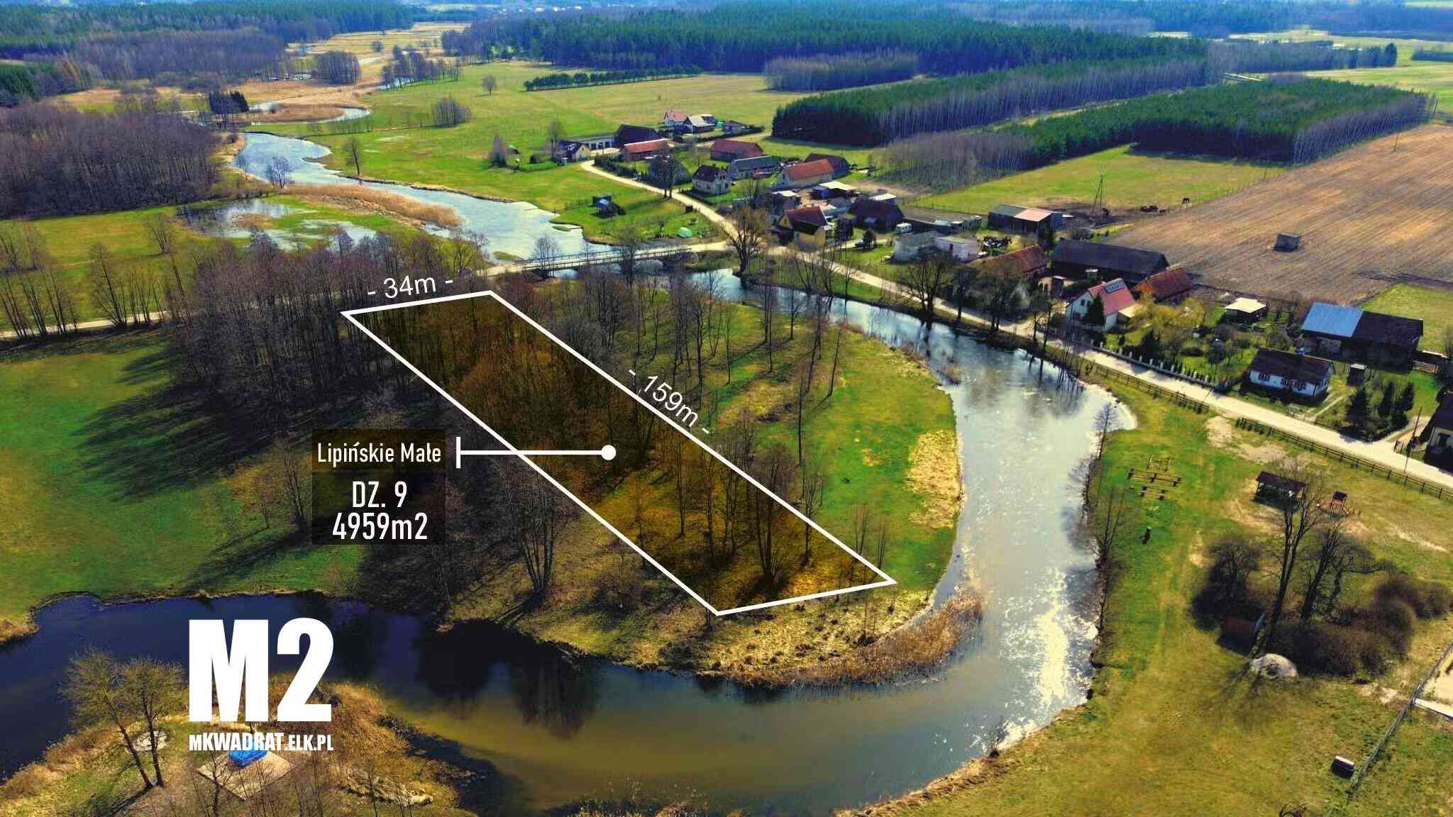 Działka rolna z linią brzegową rzeki Ełk - zdjęcie 4