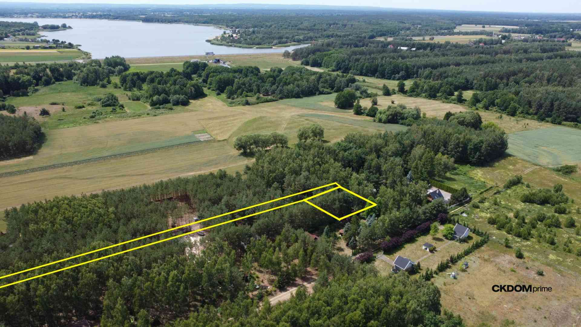 Działka z lasem  na Wyłączność / Blisko aglomeracji-10 min od Domaniowa 