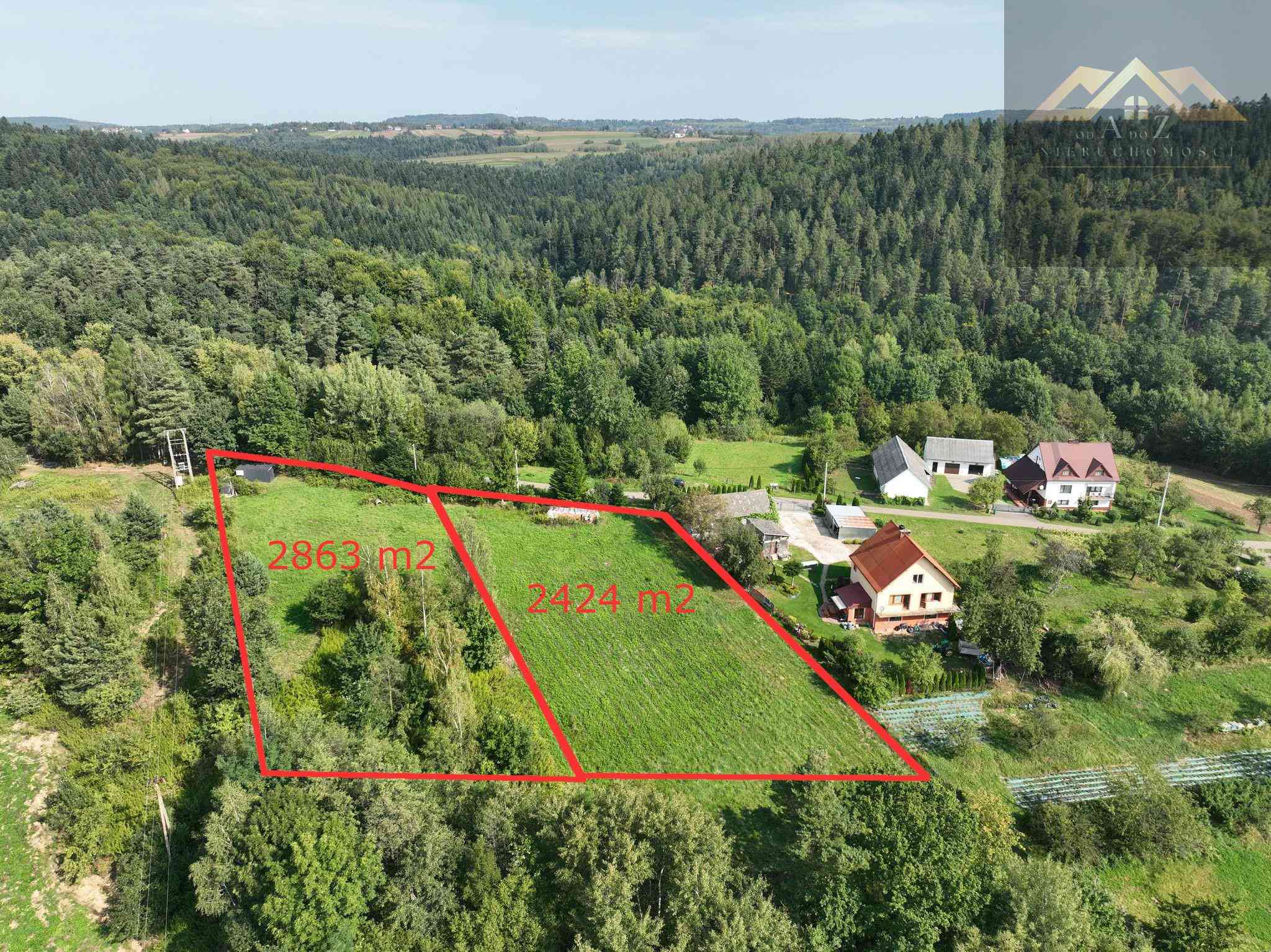 Widokowa działka, gm. Zakliczyn, Faliszewice - zdjęcie 3