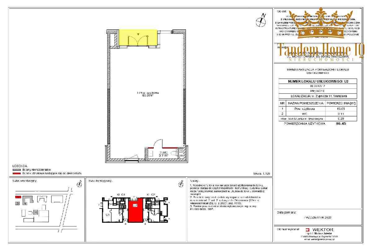Do wynajęcia lokal 86m2, parter, praga południe, blisko Soho - zdjęcie 4