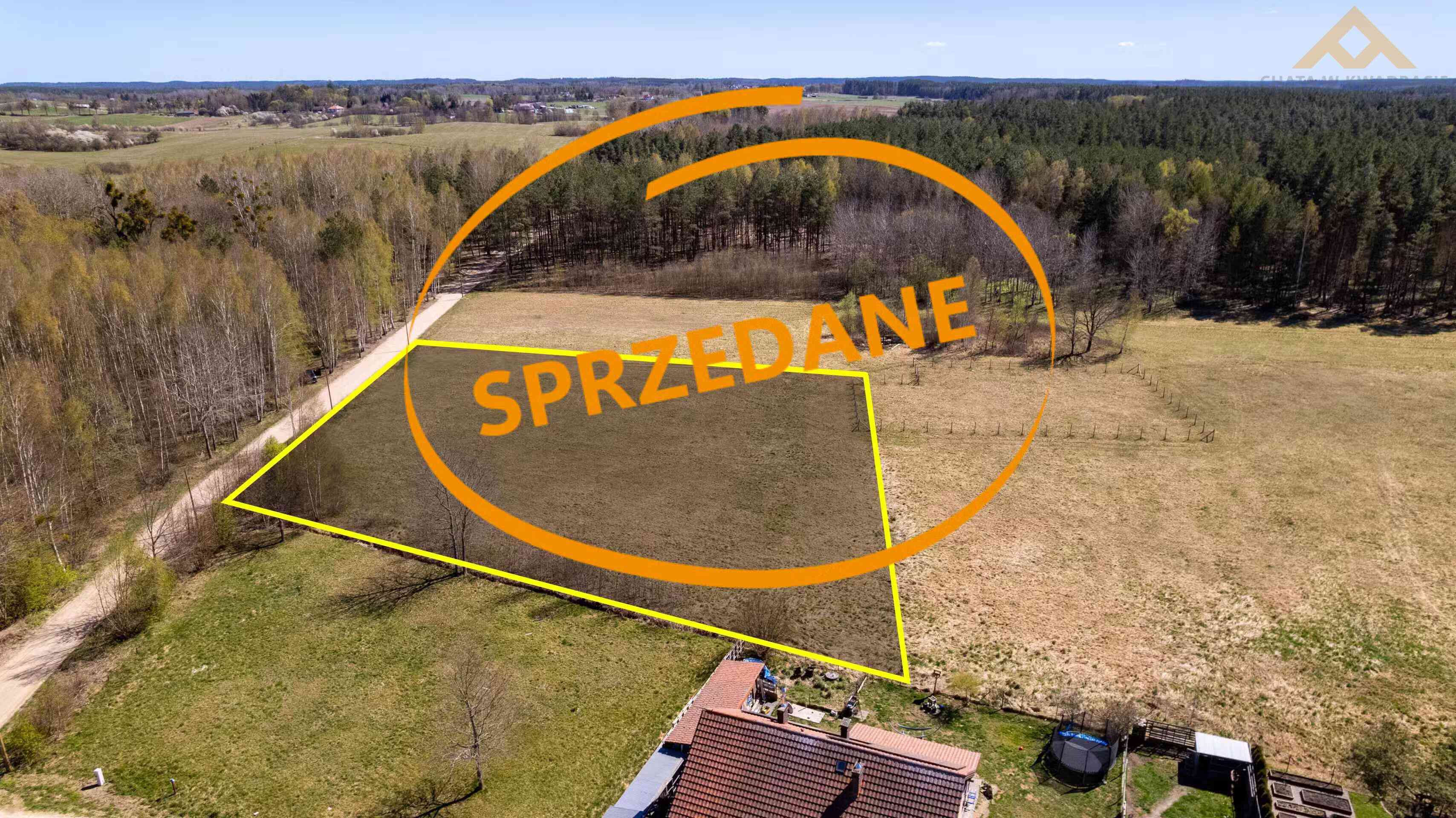 Inwestycyjna działka 4273 m²!WZ na 2 domy, potencjał podziału na 3 działki.