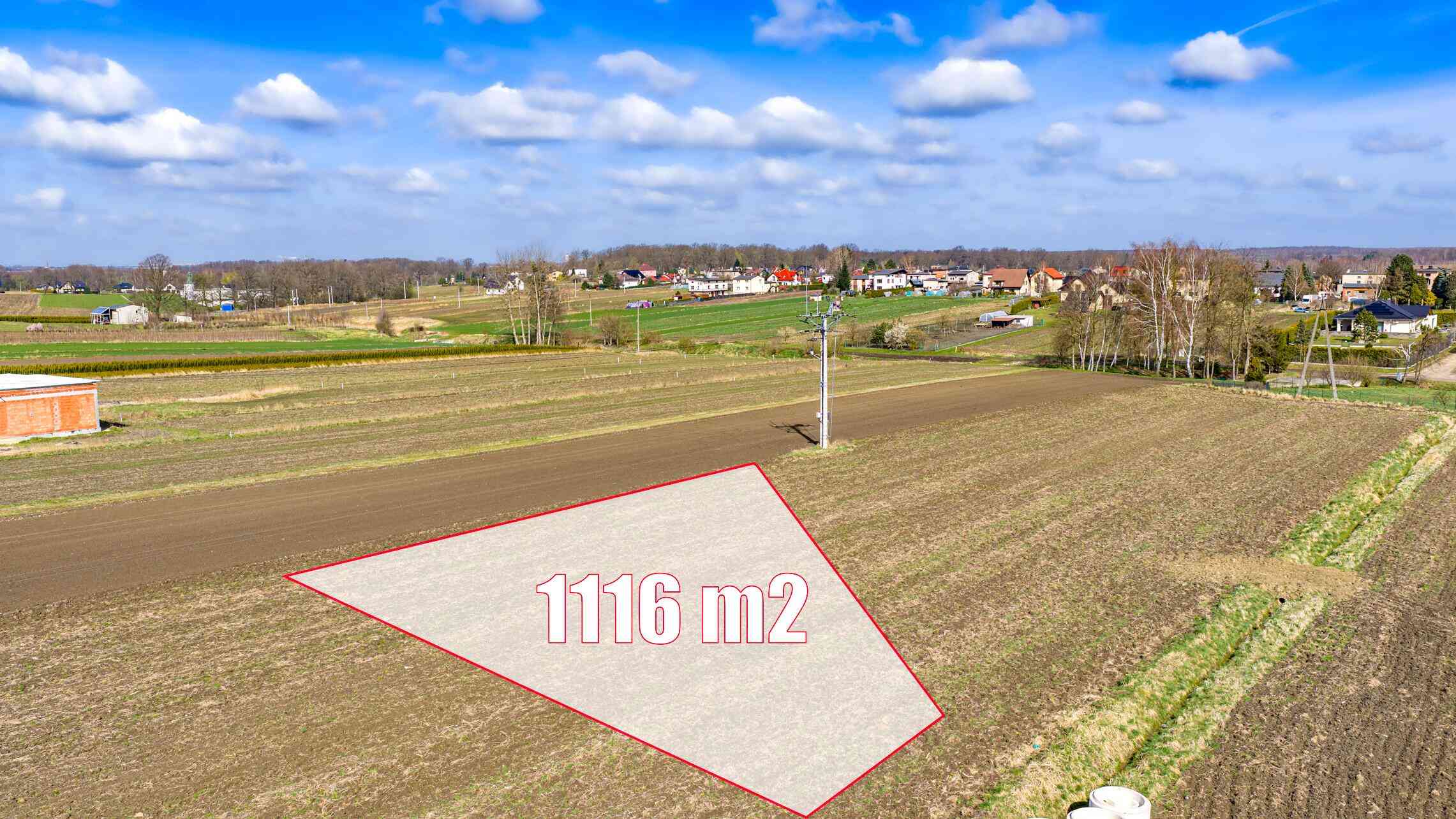 Paniówki, ul. 27 Stycznia | Działka 1116 m² | MPZP 1MN