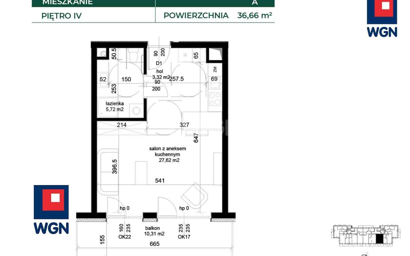 Mieszkanie na sprzedaż - Łęczna, Bobrowniki, Wierzbowa