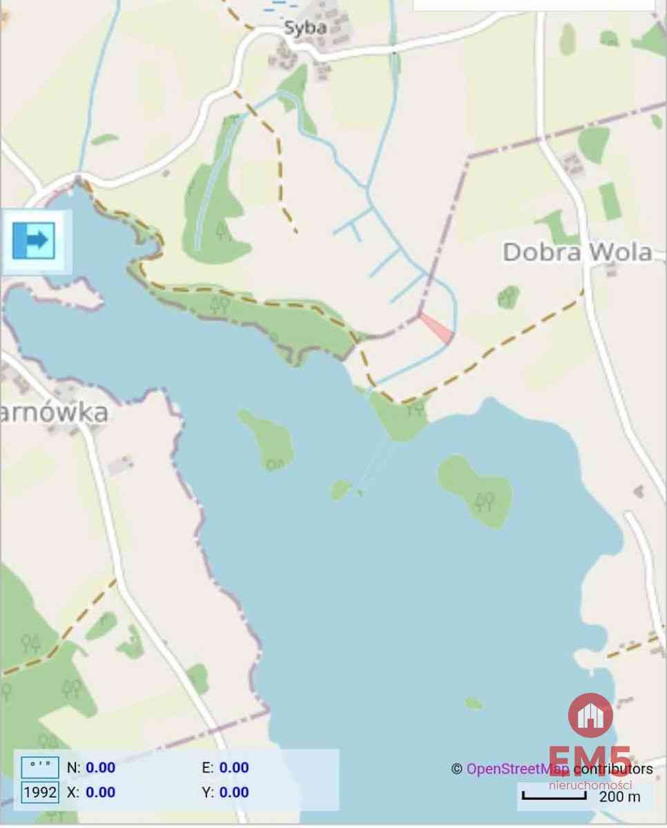 Działka nad jeziorem w gminie Stare Juchy.