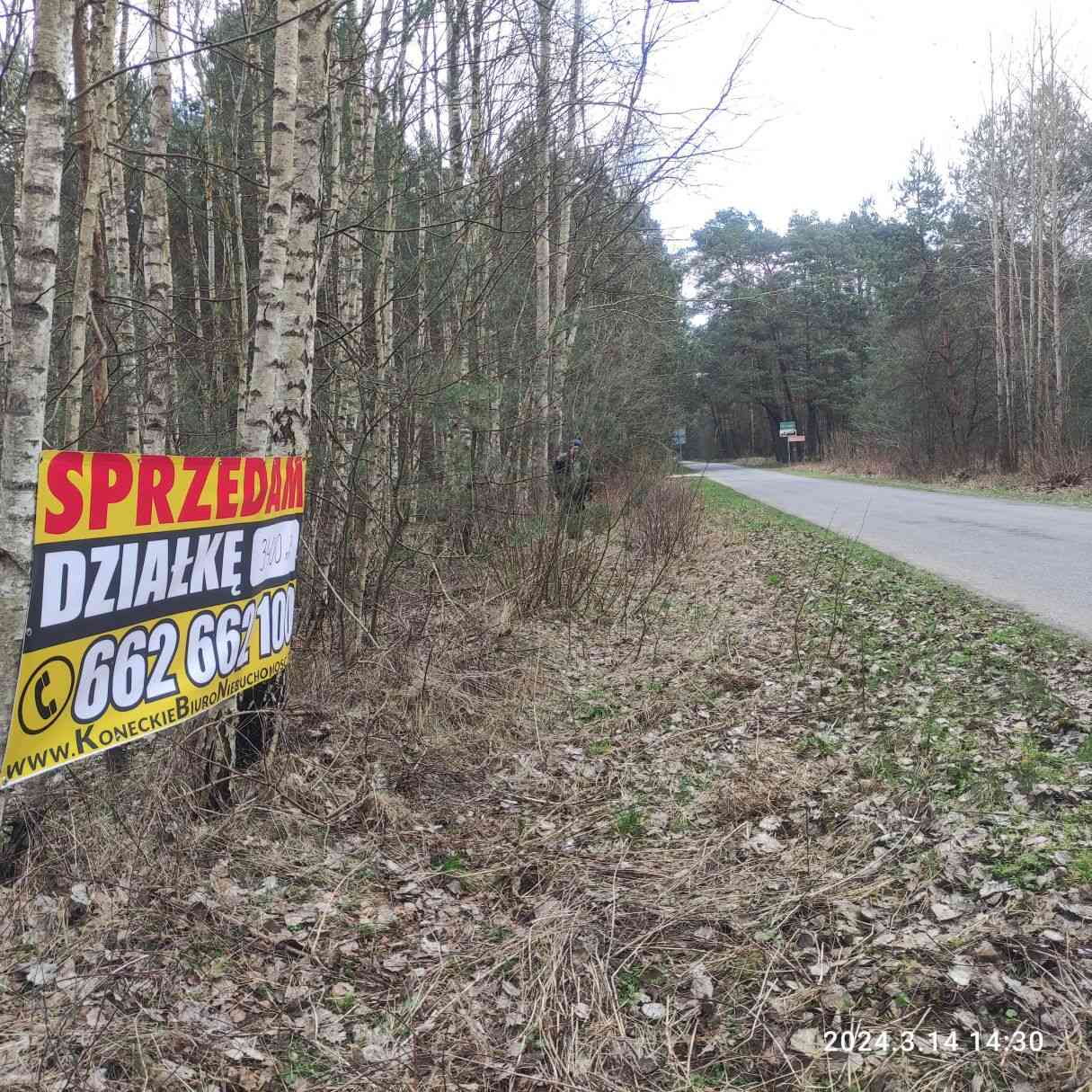 Działka budowlana w miejscowości Gracuch gm. Końskie