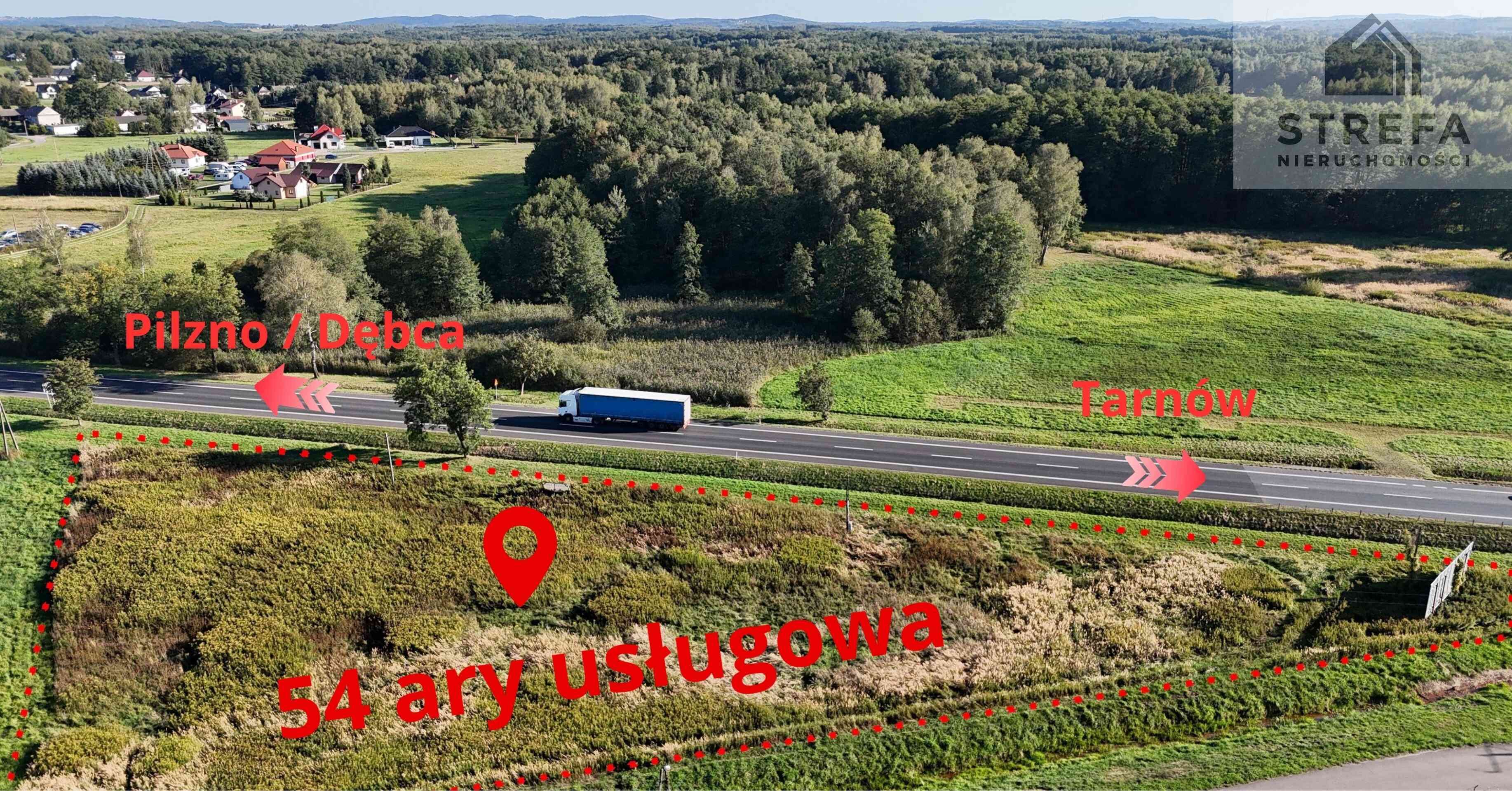 Wyjątkowa działka komercyjna 5217 m² przy DK94–Pogórska Wola | Gotowy zjazd i przygotowanie formalne