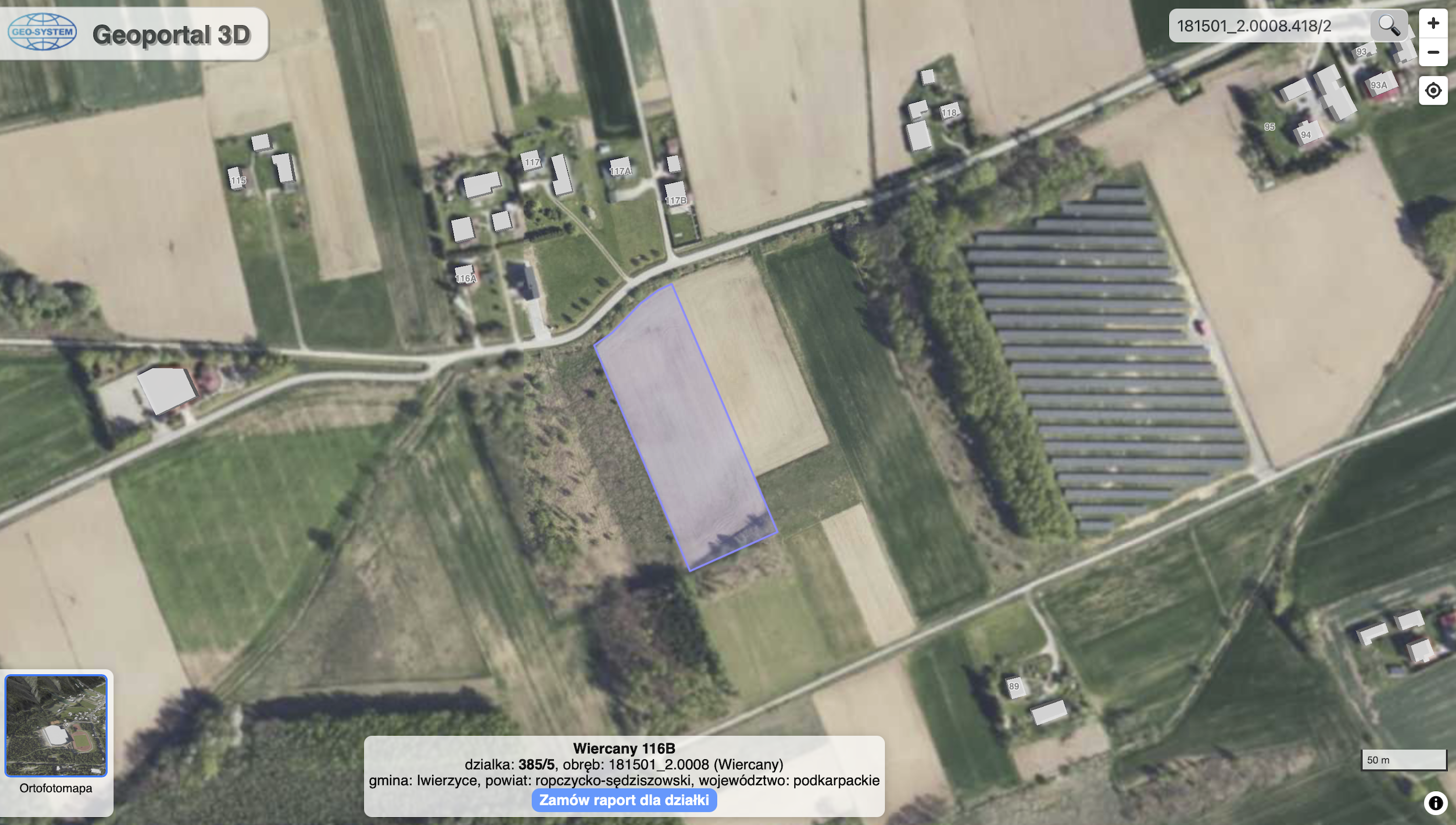 Sprzedam działkę – Wiercany, gm. Iwierzyce | 8116 m² - zdjęcie 2