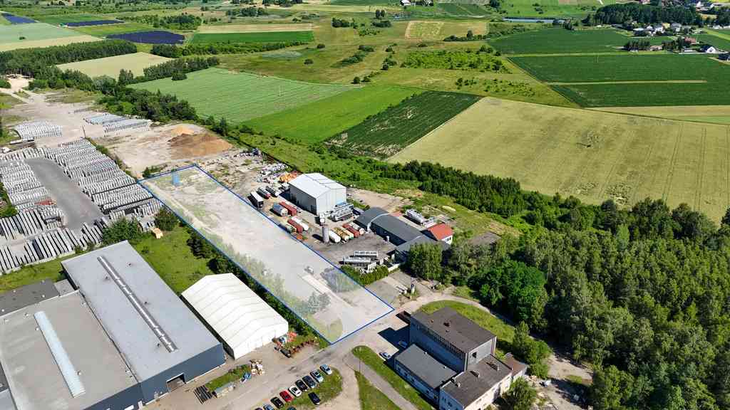 Kłobuck | Plac magazynowy z wagą TIR