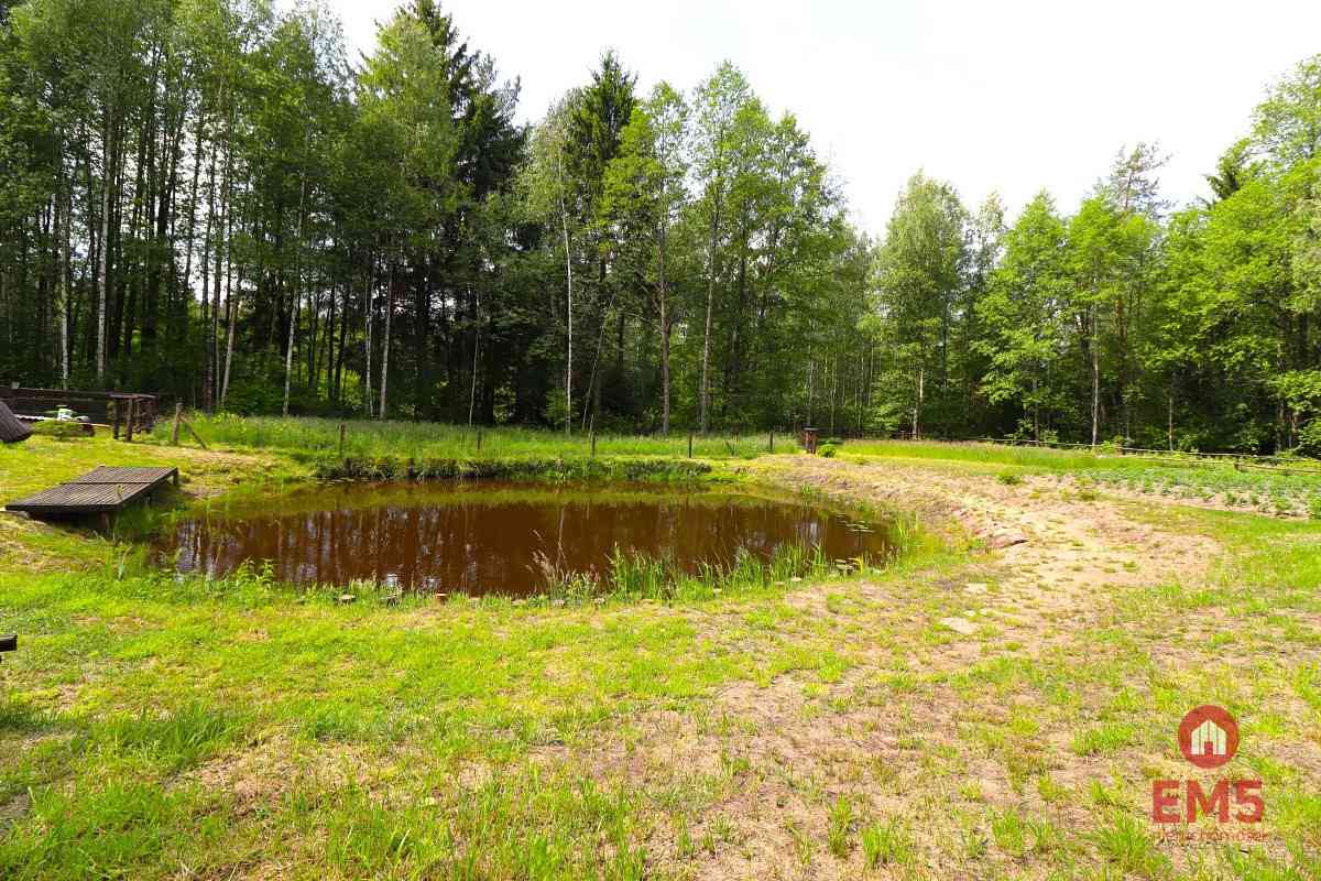 Działka budowlana, staw, ogrodzenie - zdjęcie 5
