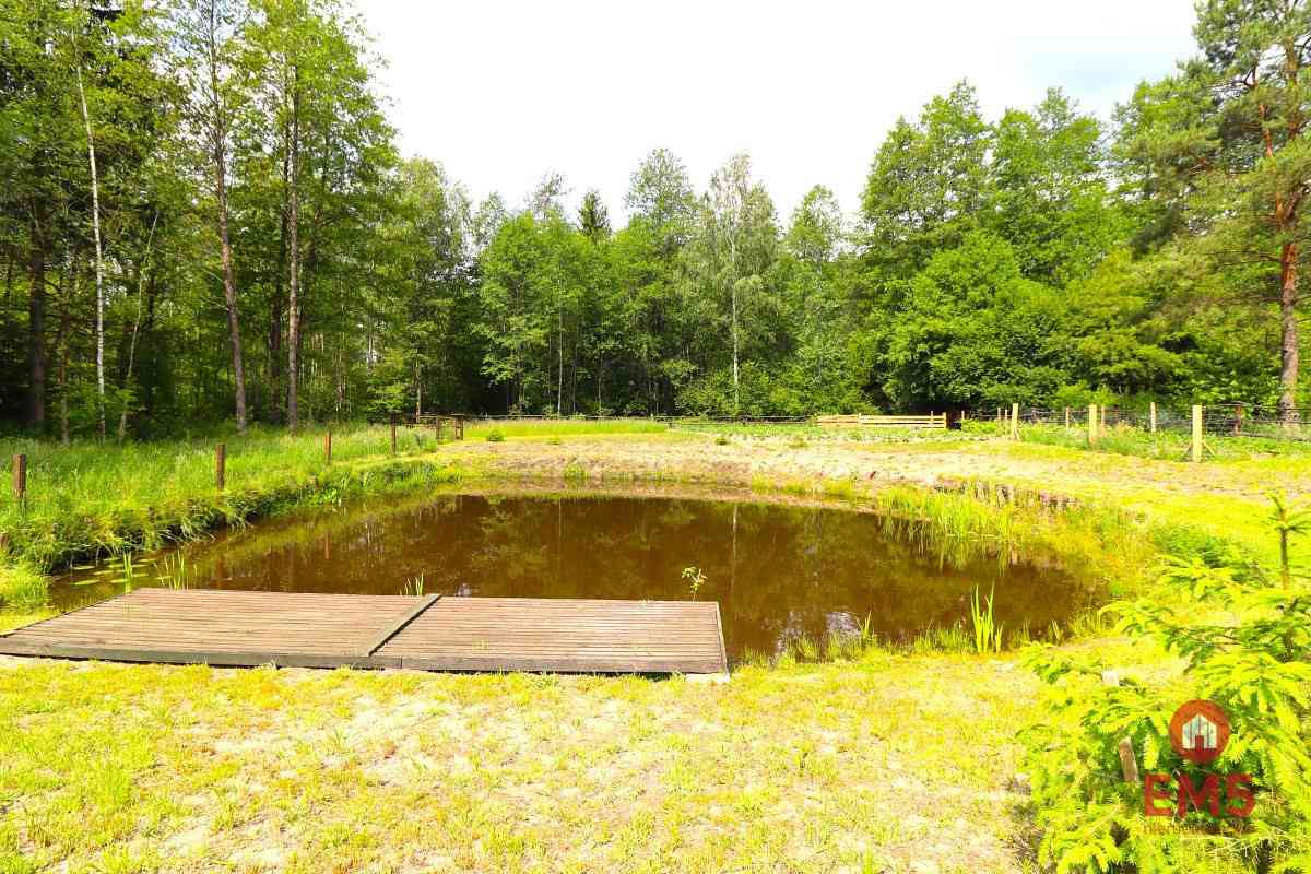 Działka budowlana, staw, ogrodzenie - zdjęcie 4