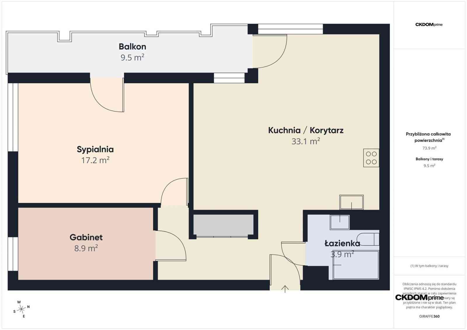 Nowoczesne 3-pokojowe mieszkanie 63,86 m² z garażem i komórką lokatorską - zdjęcie 19