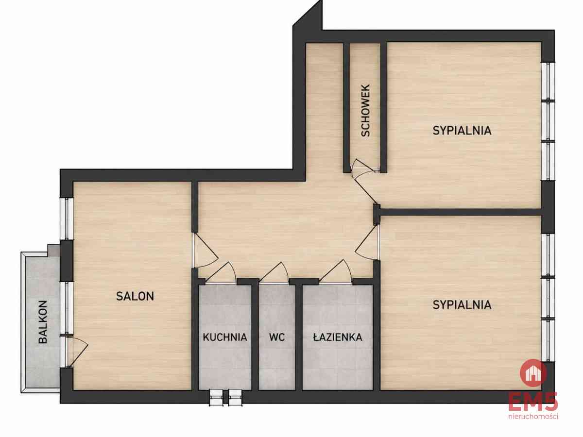 Mieszkanie 3 pokojowe | CENTRUM EŁKU | JEZIORO 200 - zdjęcie 9