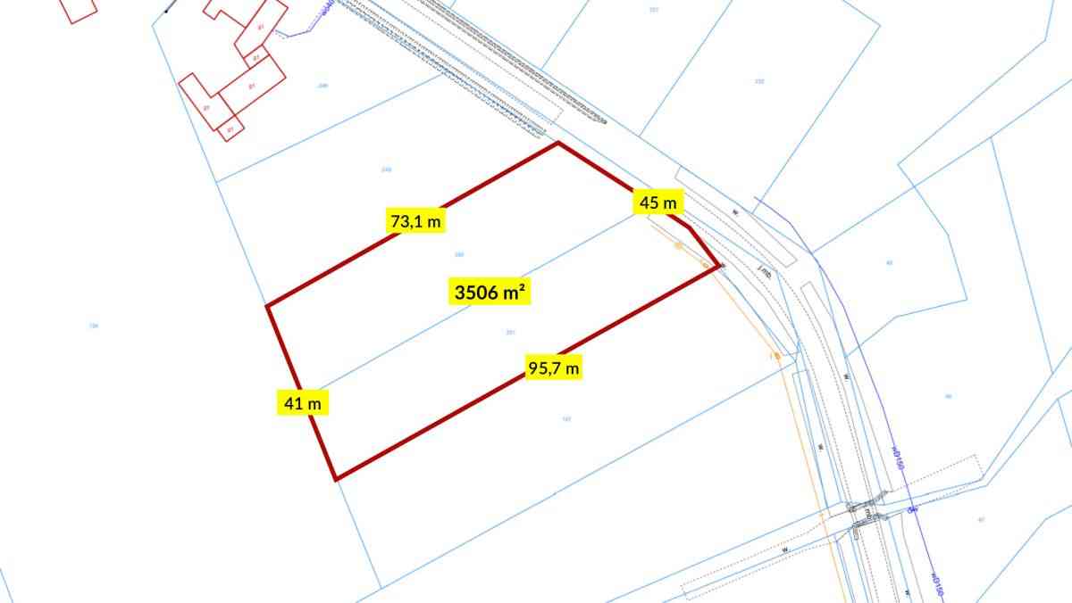 Działka budowlana Łagiewniki Małe 3506m² - zdjęcie 11