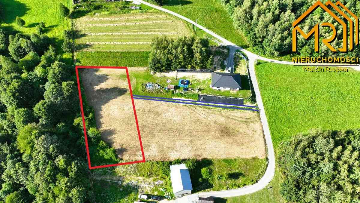 Działka budowlana z pięknym widokiem – Zabłędza k. - zdjęcie 4