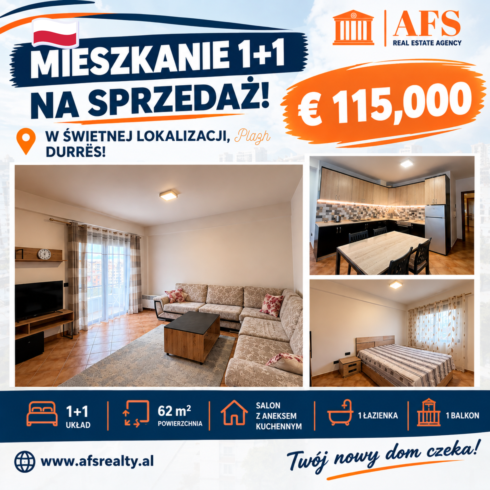 NIERUCHOMOSCI W ALBANII - DURRES I OKOLICE | SPRZEDAZ I WYNAJEM - zdjęcie 1
