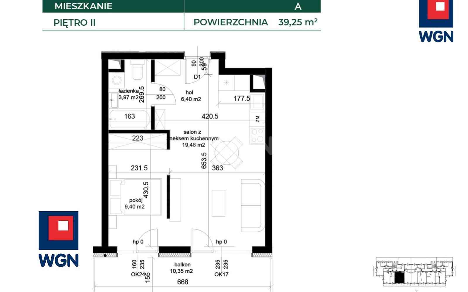 Mieszkanie na sprzedaż - Łęczna, Bobrowniki, Wierzbowa