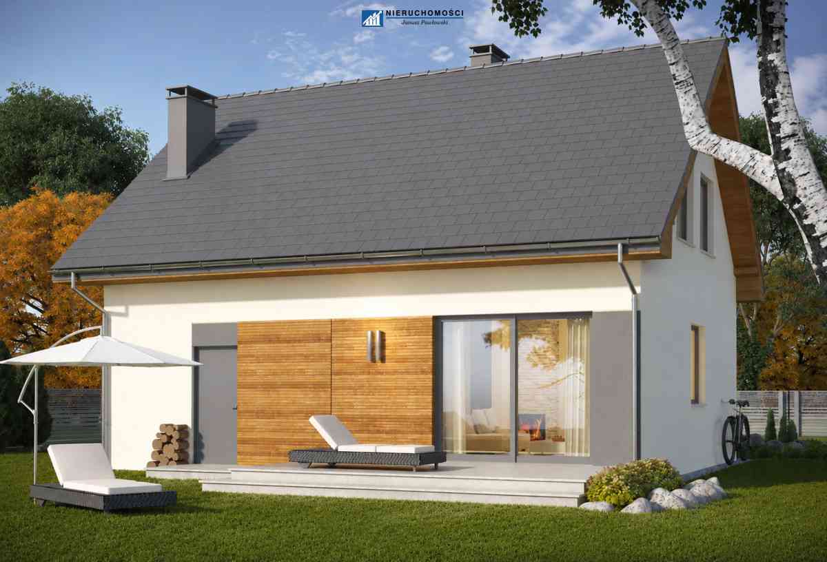 Nowy dom 100 m² | Sucha Górna k. Polkowic | garaż - zdjęcie 3