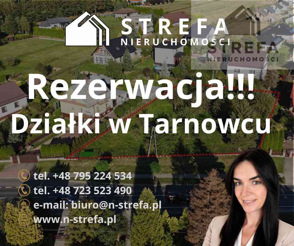 DZIAŁKA BUDOWLANA 1120 m² – TARNOWIEC, UL. TARNOWSKA