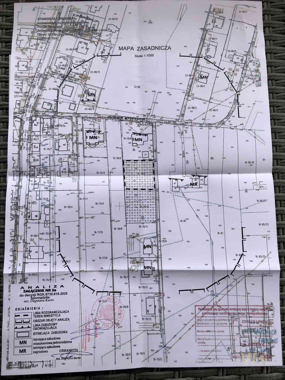 Działka budowlana** Każda 1300 m2 ** Lipno** Do Toruń - 49 km - zdjęcie 12