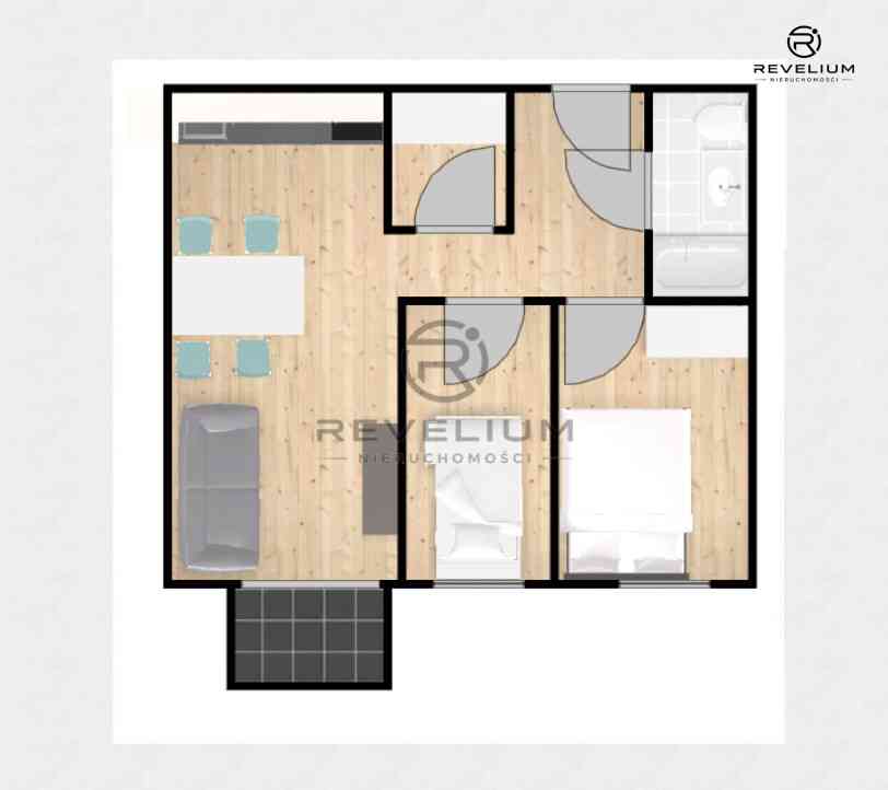 Nowe 3 pokoje | 61,68 m² | Skandinavia - zdjęcie 2