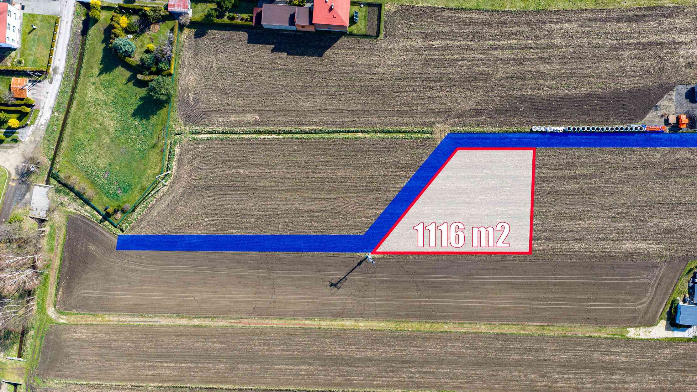 Paniówki, ul. 27 Stycznia | Działka 1116 m² | MPZP 1MN - zdjęcie 3