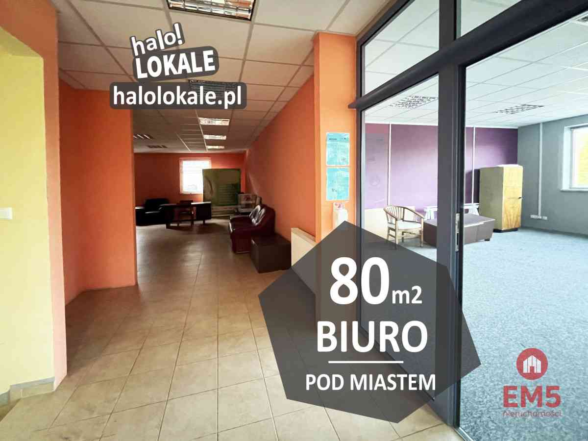 Biuro pod miastem, magazyn, plac
