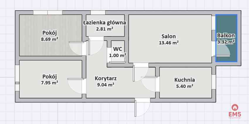 Ładne 3 pokoje 64m2 Kleosin - zdjęcie 8