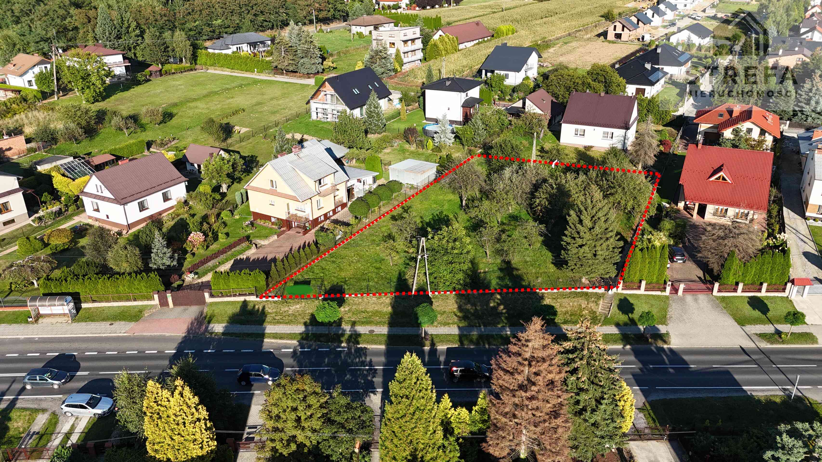 DZIAŁKA BUDOWLANA 1120 m² – TARNOWIEC, UL. TARNOWSKA
